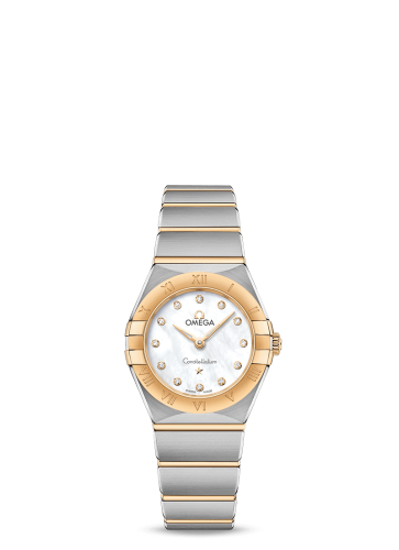 Omega Constellation Manhattan 25 Quartz Stainless Steel / Yellow Gold / MOP